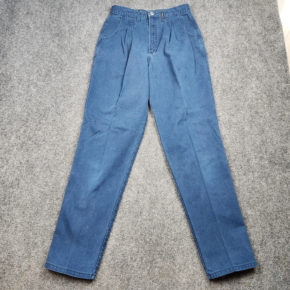 Vintage Rockies Jeans Womens 11/12 Blue‎ High Rise Relaxed Tapered Denim 90s